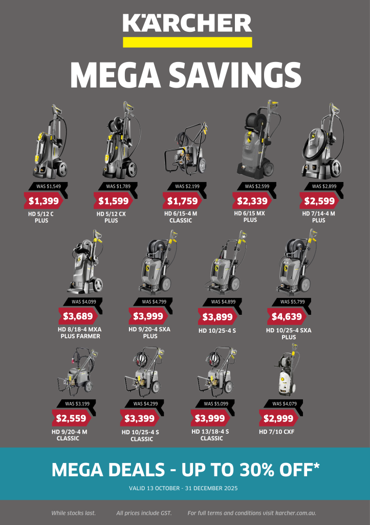 Karcher Mega Sale on now
