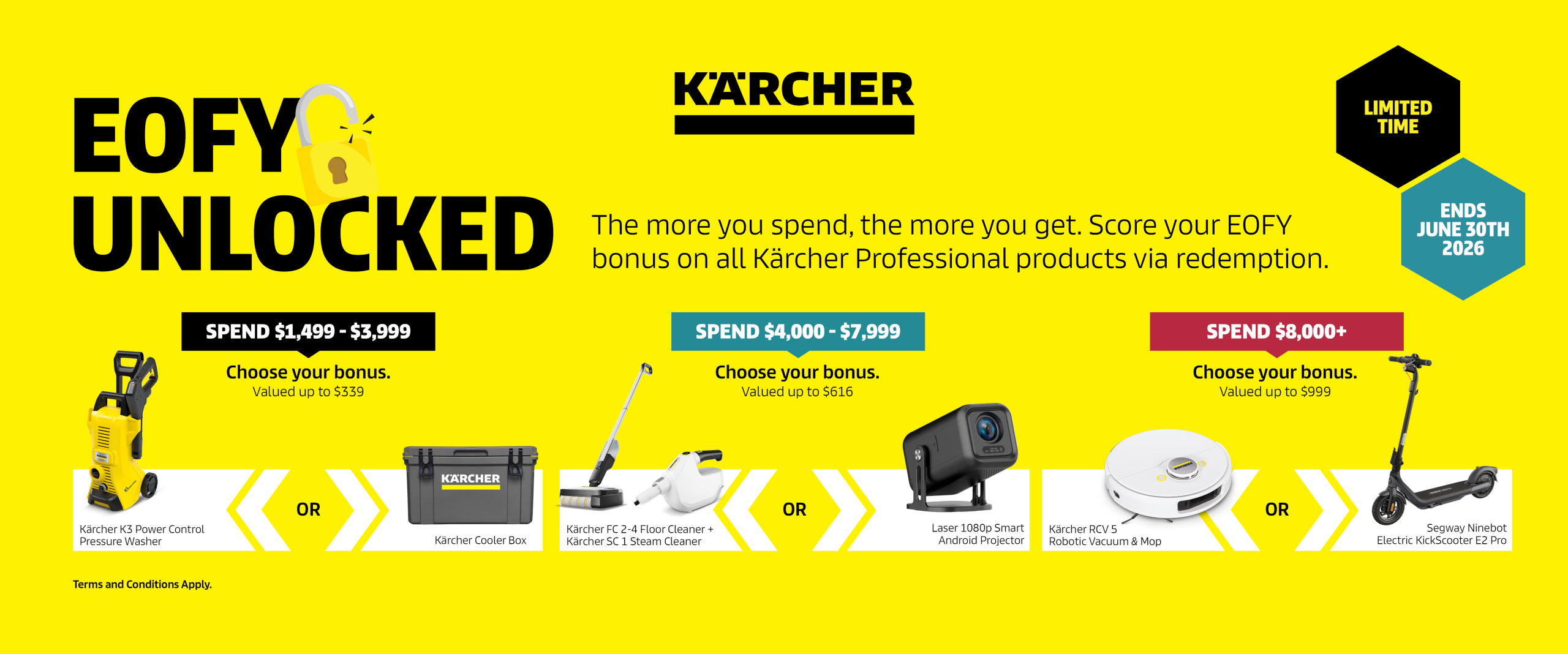 Karcher EOFY bonus offers unlocked!